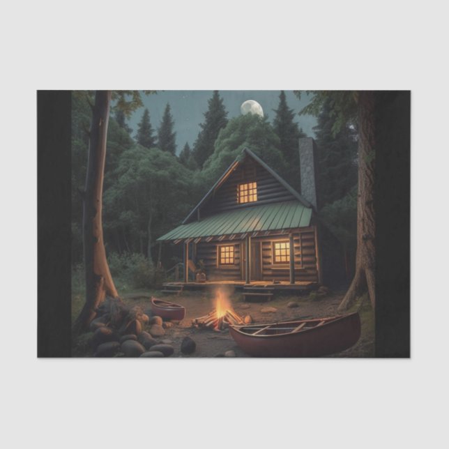 Papel De Seda Nicks Cabin (Frente )