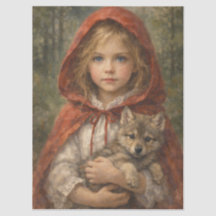 Niña con lobo