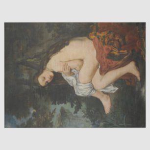 Papel De Seda Ninfa surpreendida por Edouard Manet