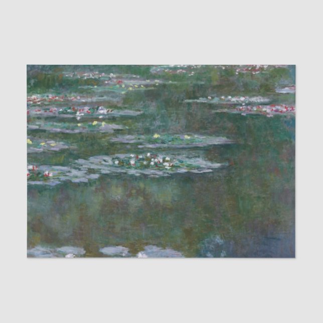 Papel De Seda Ninfas por Claude Monet (Frente )
