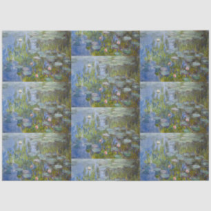 Papel De Seda Ninféias de Claude Monet 1915 Arte Impressionista