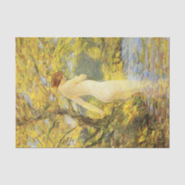 Papel De Seda Ninfh Bathing (Bela Deidade Feminina)