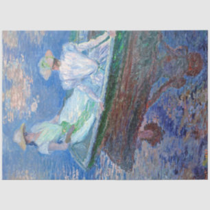 Papel De Seda No barco, Monet