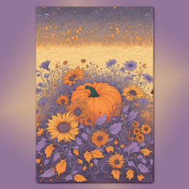 Papel De Seda No Jardim das Halloween