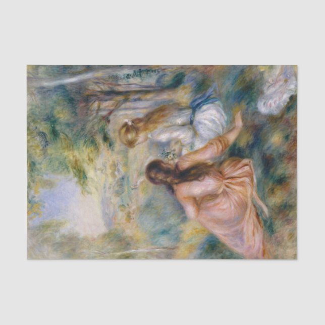 Papel De Seda No Prado, Pierre-Auguste Renoir Art (Frente )