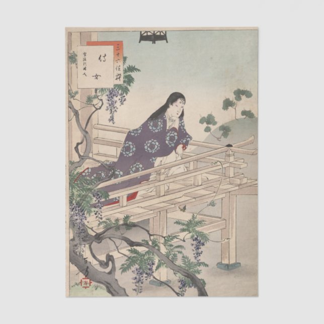 Papel De Seda Noblewomen of the Tokugawa Period, 36 Beauties     (Frente )