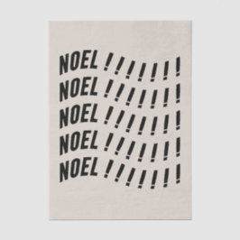 Papel De Seda Noel Typography