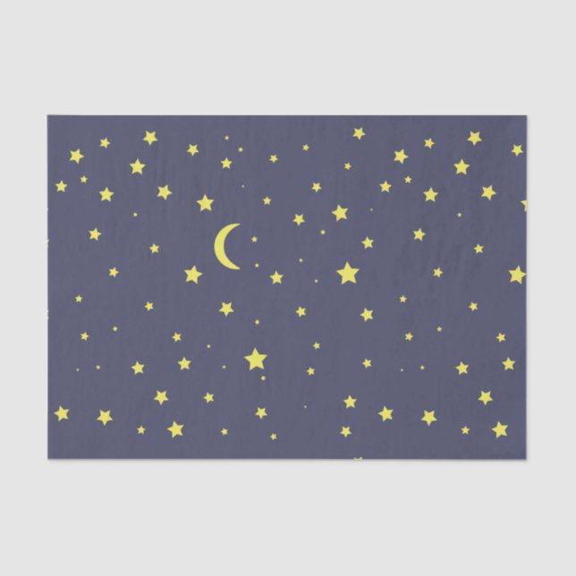 Papel De Seda Noite estrelado (Frente )