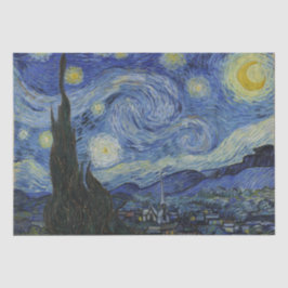 Papel De Seda Noite estrelado por Vincent van Gogh