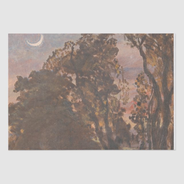 Papel De Seda Noite, regador de gado Samuel Palmer (Frente )