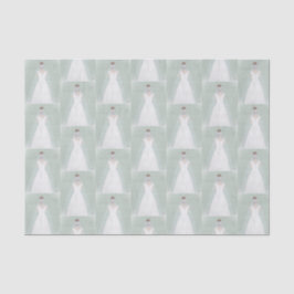 Papel De Seda Noiva de vestido de noiva