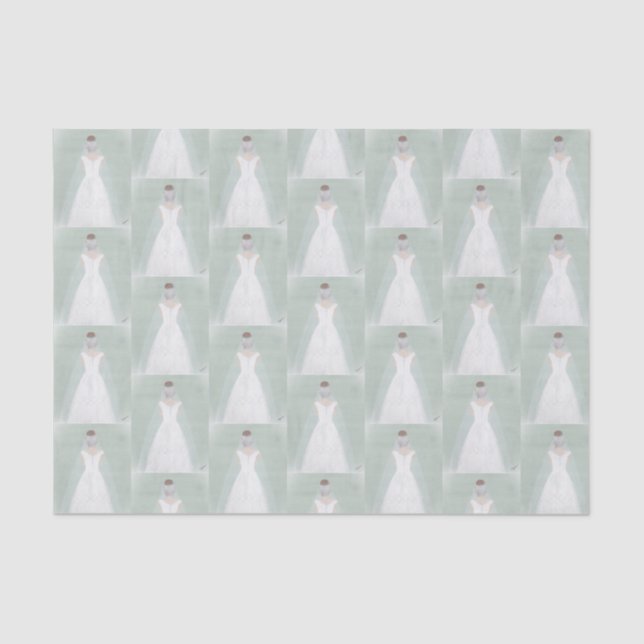 Papel De Seda Noiva de vestido de noiva (Frente )