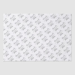 Papel De Seda Noiva Personalizada e Branca de Groom