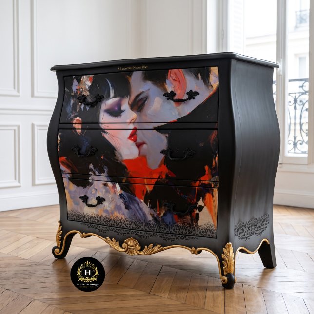 Papel De Seda Noiva Vampira Gótica Monstro Decoupage Dramático (Criador carregado)