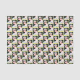 Papel De Seda Noiva Vintage Tema Amarelo e Cinza Casamento