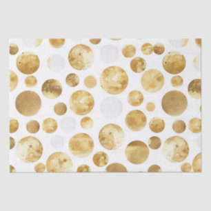 Papel De Seda Noivado Dourado dos pontos do Glam Abstrato