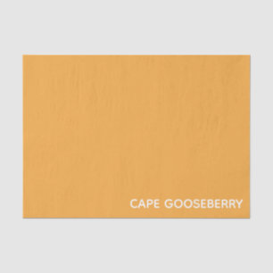 Papel De Seda Nome amarelo de Cape Gooseberry