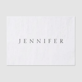 Papel De Seda Nome Clássico (ou palavra)