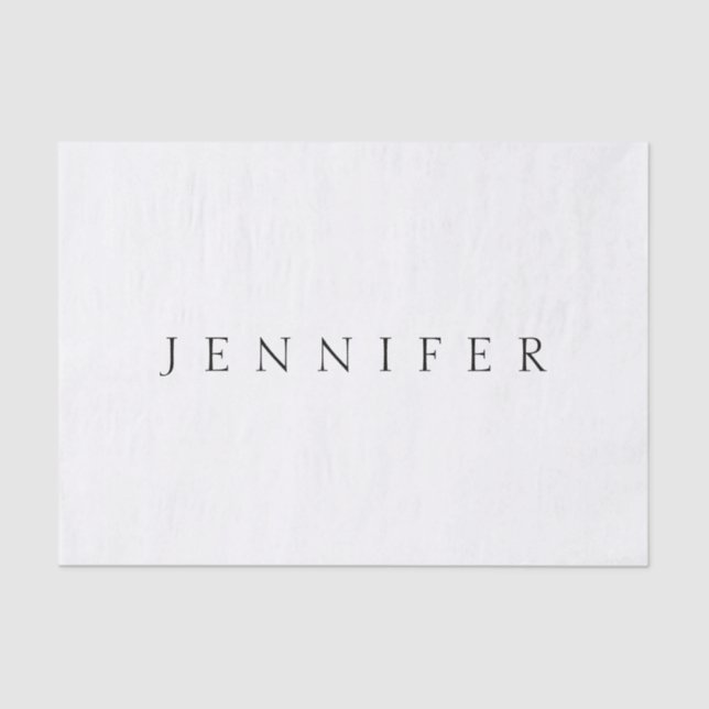 Papel De Seda Nome Clássico (ou palavra) (Frente )