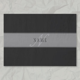 Papel De Seda Nome comercial/outro texto de script editável eleg