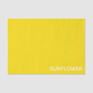 Papel De Seda Nome da Cor Amarelo do Girassol