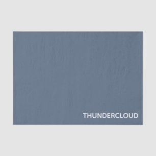 Papel De Seda Nome da Cor da cinza Azul da Thundercloud
