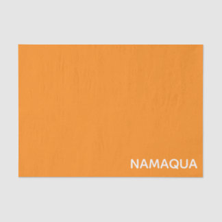 Papel De Seda Nome da cor laranja Namaqua