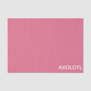 Papel De Seda Nome da cor rosa Axolotl