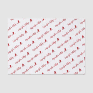 Papel De Seda Nome da empresa corporativa e logotipo personaliza