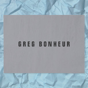 Papel De Seda Nome de aparência na moda Modern   Cinza e preto