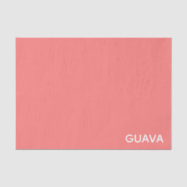 Papel De Seda Nome de cor rosa da goiaba