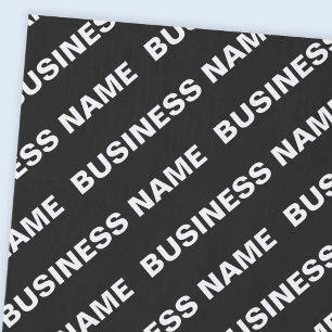 Papel De Seda Nome Editável Repetível Negrito Branco preto sim