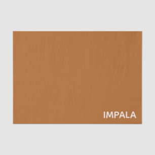 Papel De Seda Nome marrom da cor do Impala