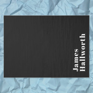 Papel De Seda Nome Mínimo Retroativo (ou outro texto)