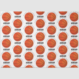 Papel De Seda Nome Personalizado da Festa de aniversário Esporti