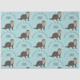 Papel De Seda Nome Personalizado do Padrão de Ocupação de Corte