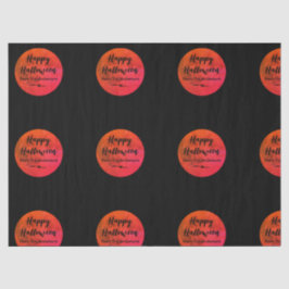 Papel De Seda Nome personalizado Padrão de lua cheia Feliz Dia d