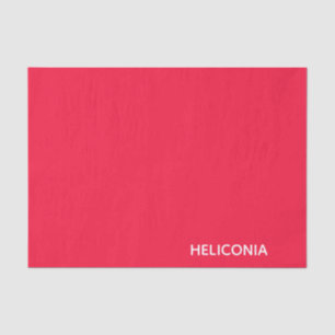 Papel De Seda Nome vermelho de Heliconia