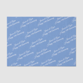 Papel De Seda Nomes do DIY, Ano do aniversário, Script Branco, A