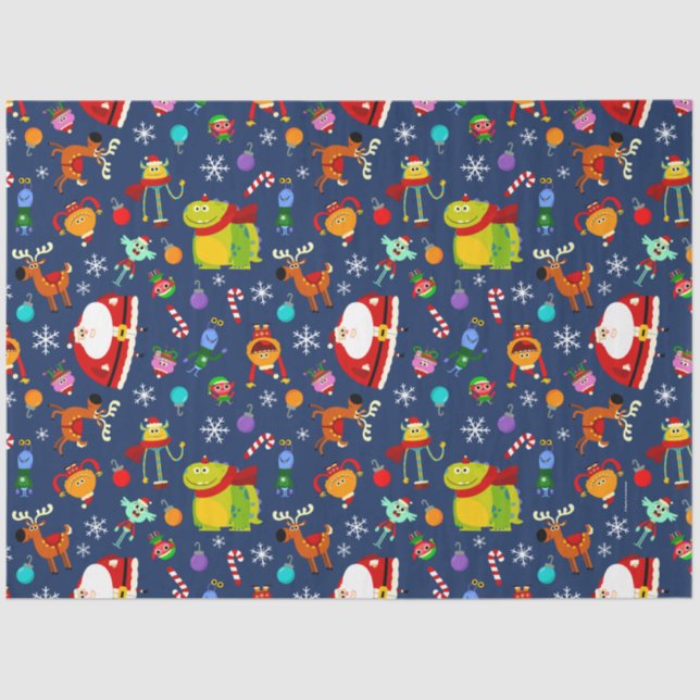 Papel De Seda Noodle Super Simples e Pals Feriado (Frente )