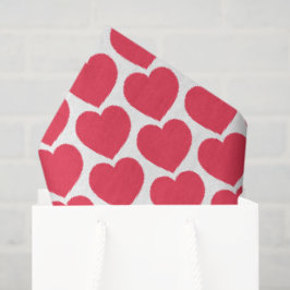 Papel De Seda Notas de Amor Modernas e Divertidas com Corações V