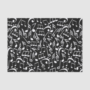 Papel De Seda Notas musicais