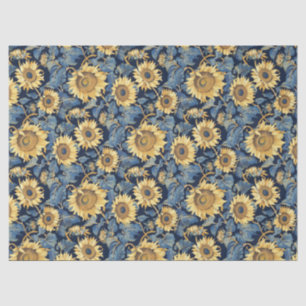 Papel De Seda Nouveau de média arte Girassóis - 10 lb, 17"x23"