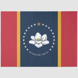 Papel De Seda Nova bandeira do Mississípi
