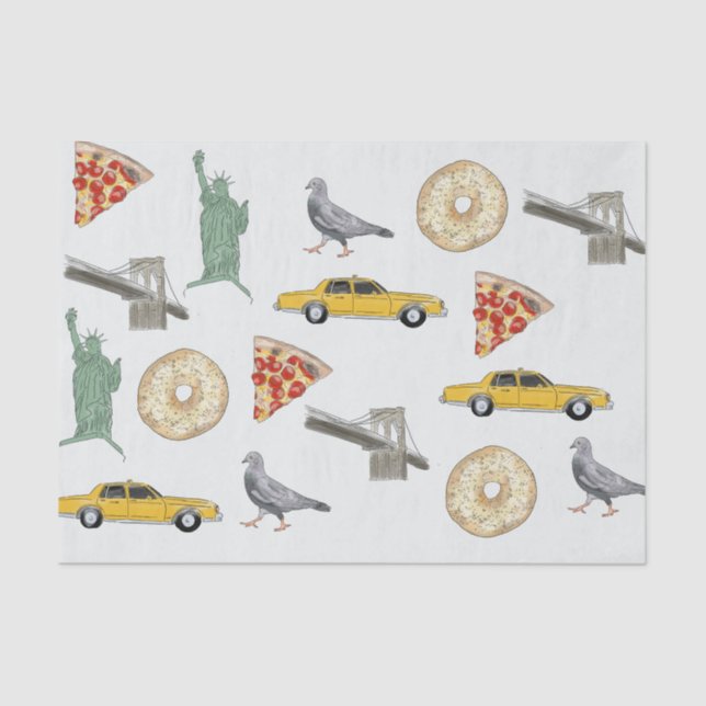 Papel De Seda Nova Iorque (Frente )