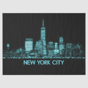 Papel De Seda Nova Iorque Skyline