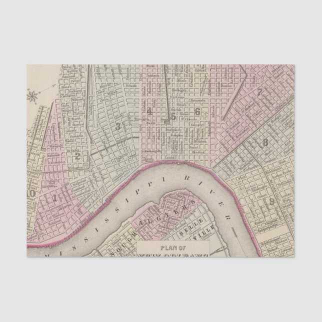 Papel De Seda Nova Orleães 3 (Frente )