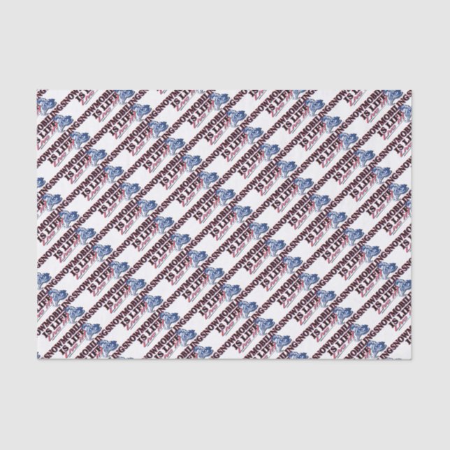 PAPEL DE SEDA NOVA SNOWMOBILING-IS-LIFE (Frente )