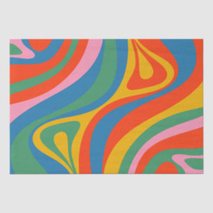 Papel De Seda Novo padrão de Abstrato de trilho retrátil do Groo