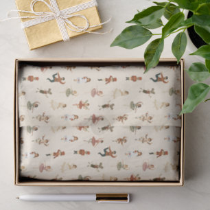 Papel De Seda Noz de Natal Ballet Creme Natal